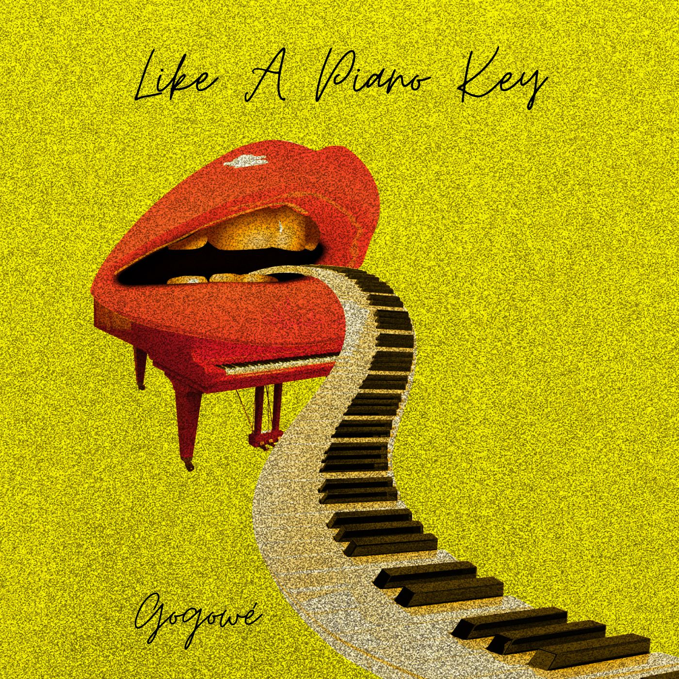 GOGOWÉ's latest song LIKE A PIANO KEY cover art