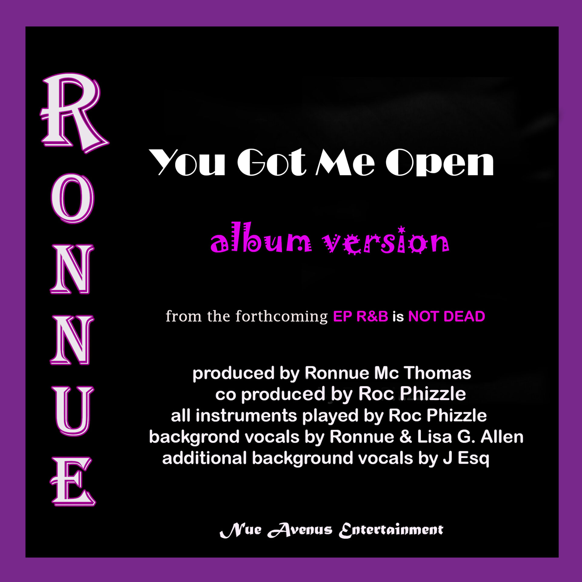 You Got Me Open by Ronnue album cover artwork