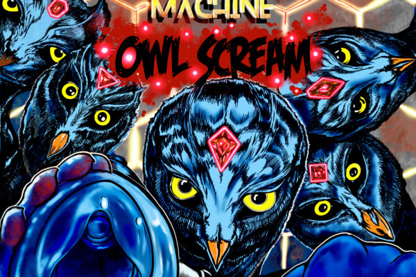 Owl Scream Final by Sunset The Machine single cover artworka