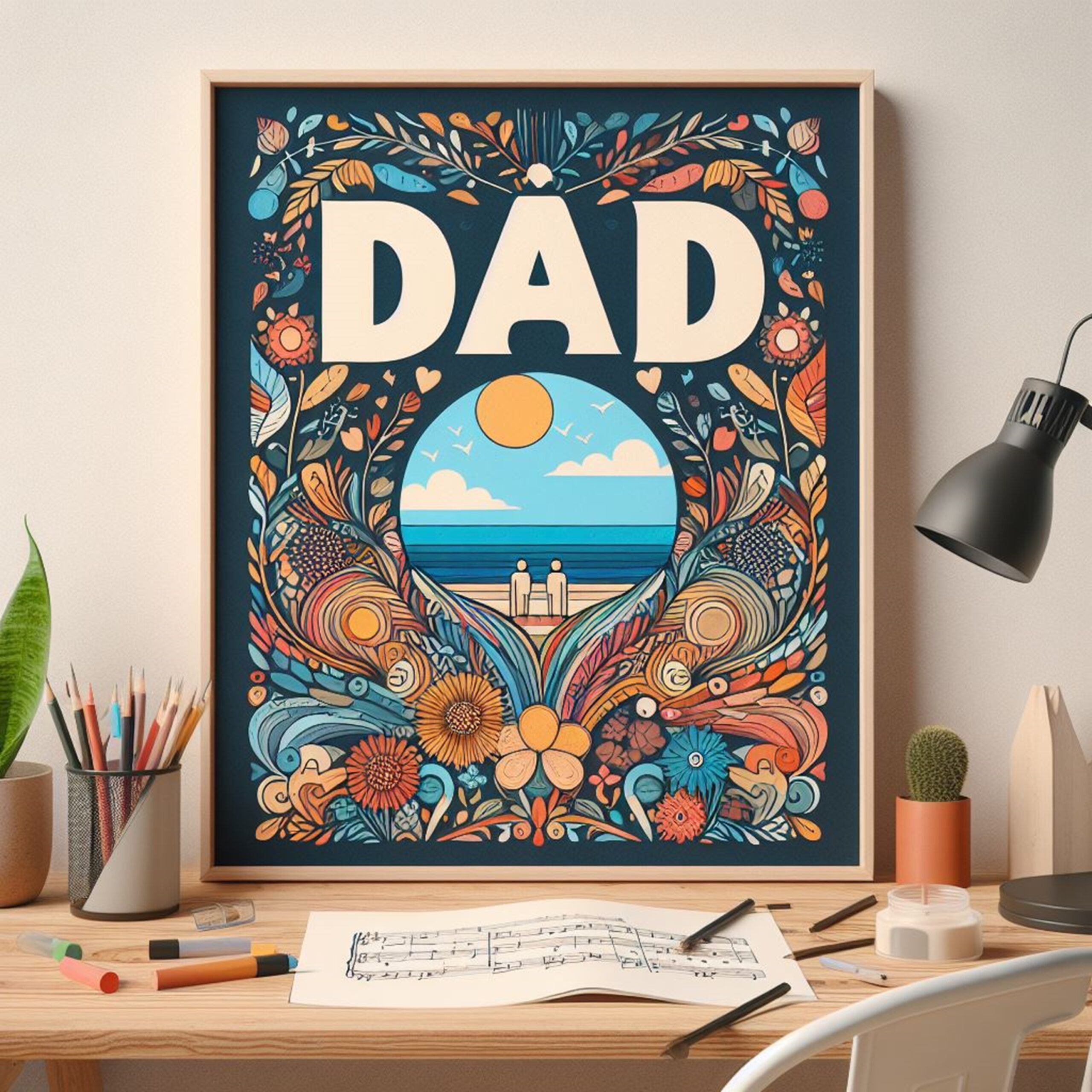 Dad by Gary Dranow art work