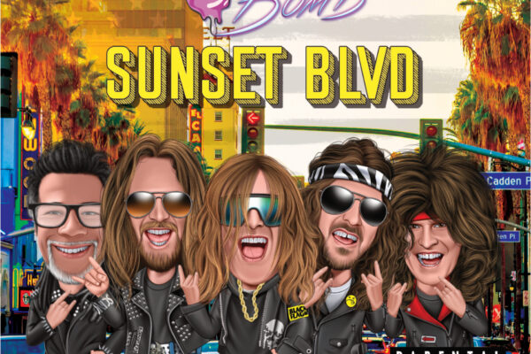 Sunset BLVD by Cherry Bomb band cover art