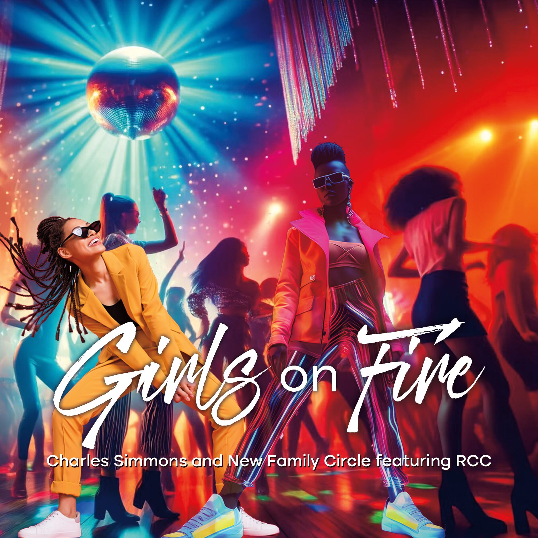 Girls on Fire by Charles Simmons and the New Family Circle cover art