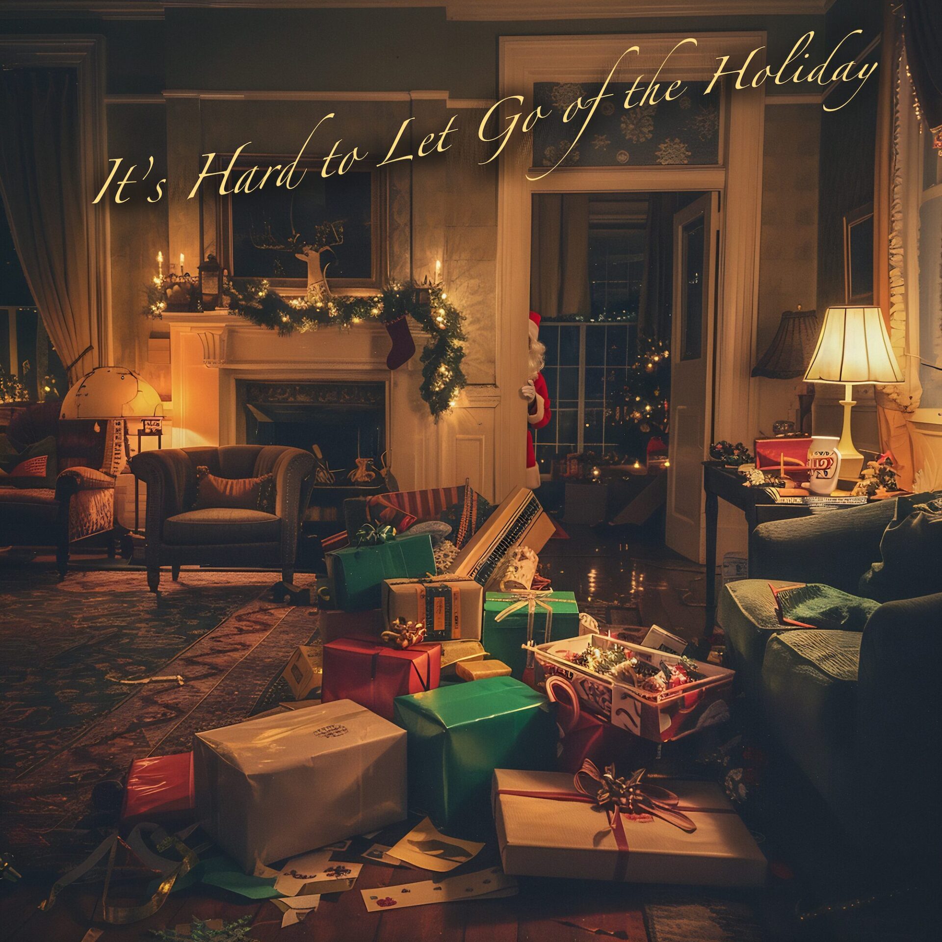 It's Hard to Let Go of the Holiday by Robert Hinrichs cover art