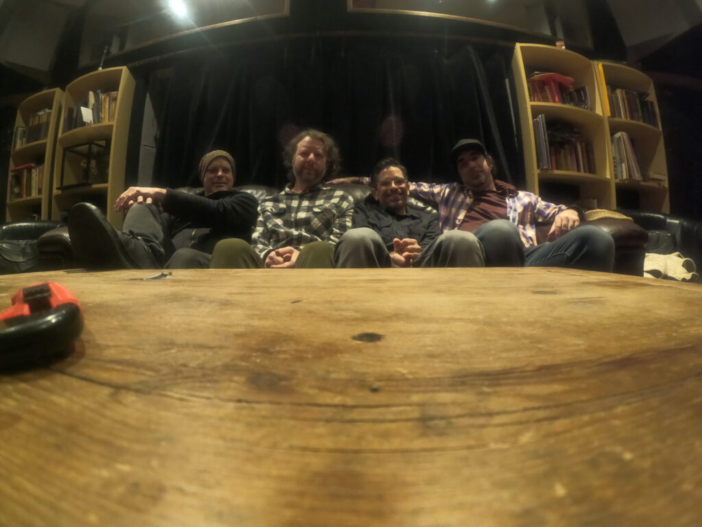 Ari, Bittner, Medeski, Martin group picture