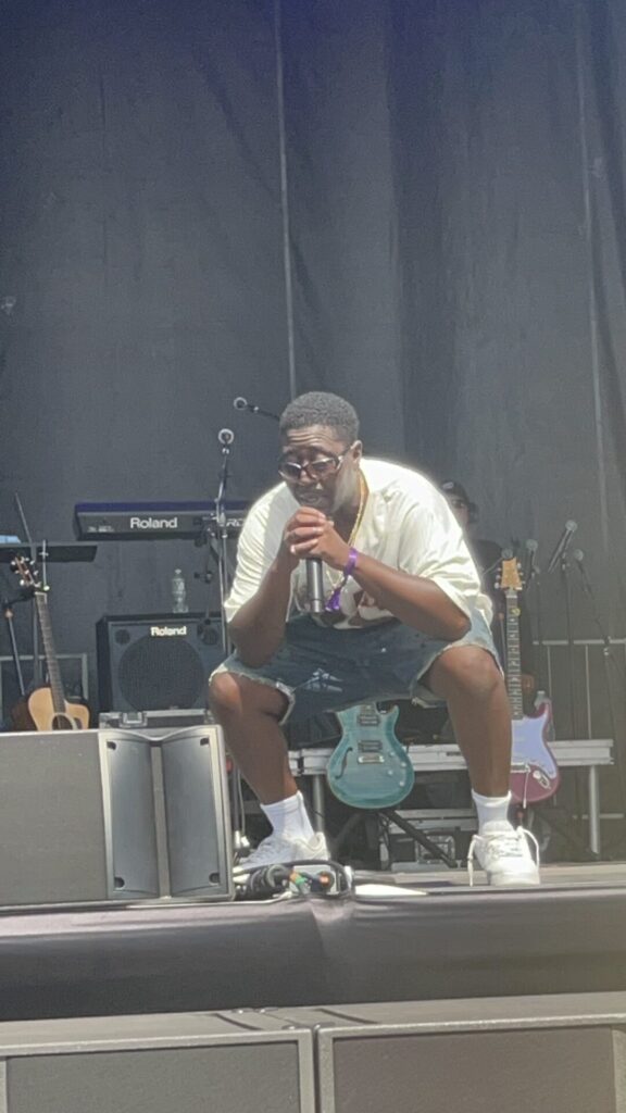 Rice's picture for the song New Jack at a live performance