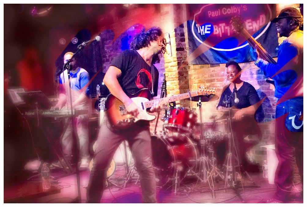 4fro Nick band stage picture by Wei fan
