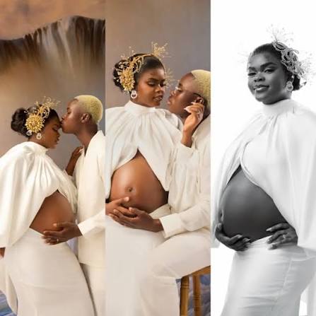 pregnant Jarvis and Peller photoshoot